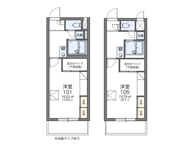 レオパレスグレイスフル 間取図