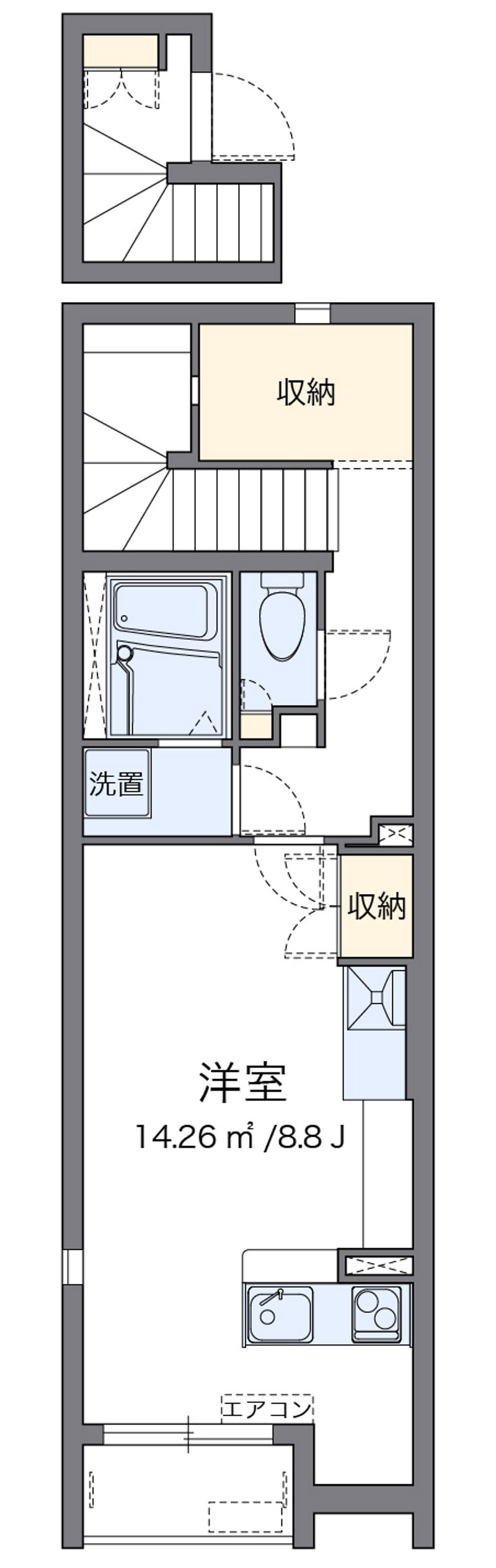 レオネクストピースフルコートⅡ 間取り