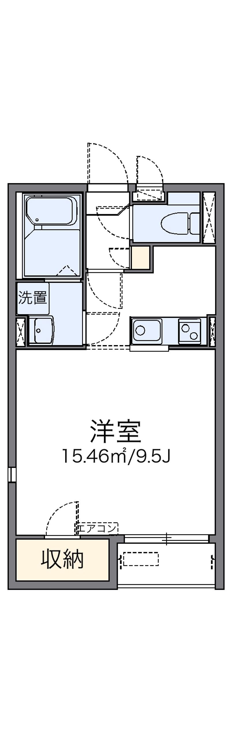 レオネクスト南花屋敷Ⅱ 間取図