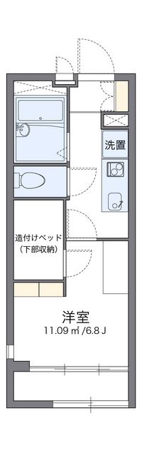 レオパレス中央Ⅱ 間取り図