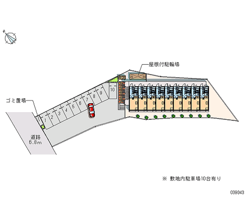 39043 bãi đậu xe hàng tháng