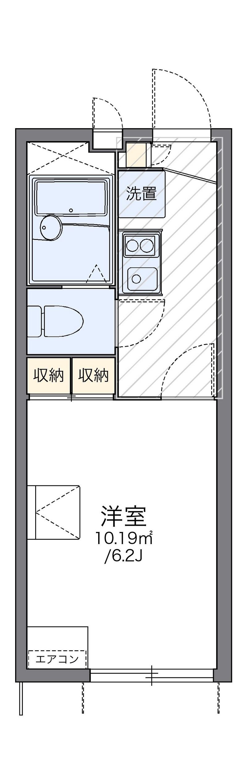 レオパレスＢｅｌｌ　Ｈｏｐｅ 間取図