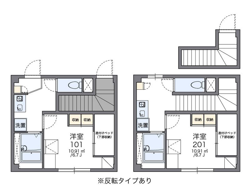 レオパレスＢ　スクエア 間取図