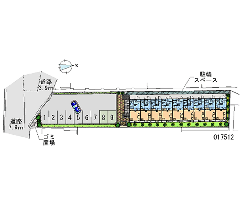 17512月租停車場