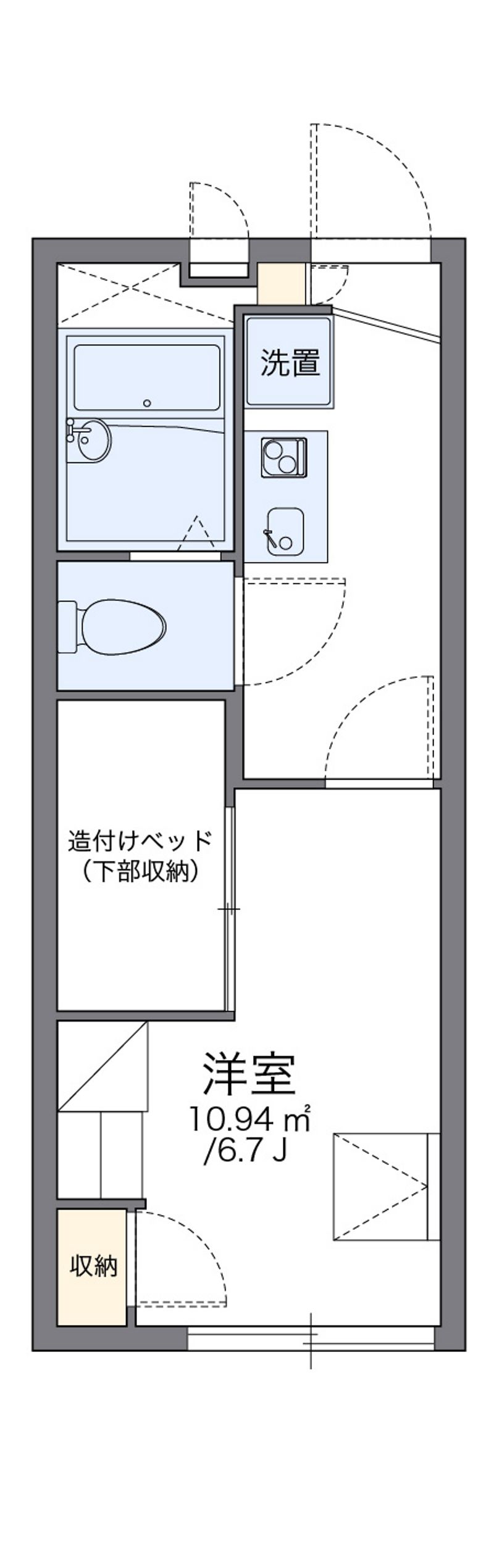 レオパレスウェルスｔｅｎⅡ 間取図