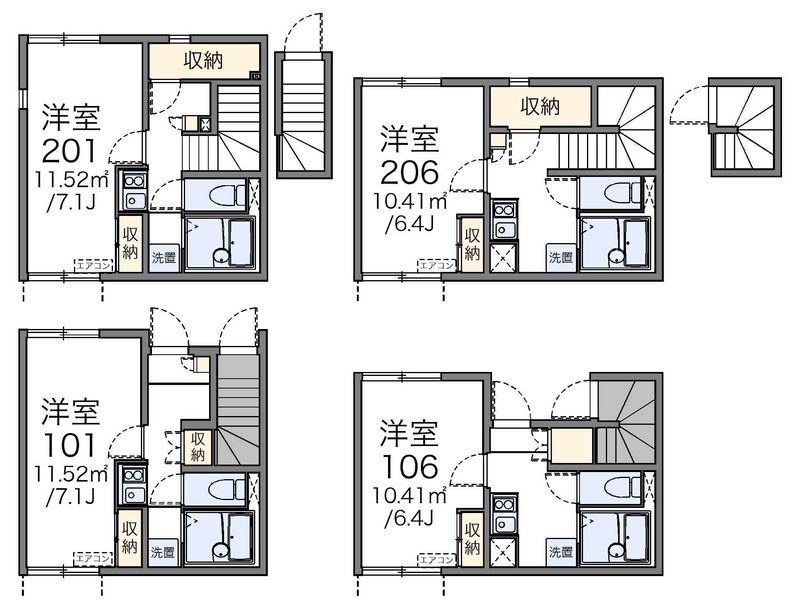 レオネクスト千代 間取図