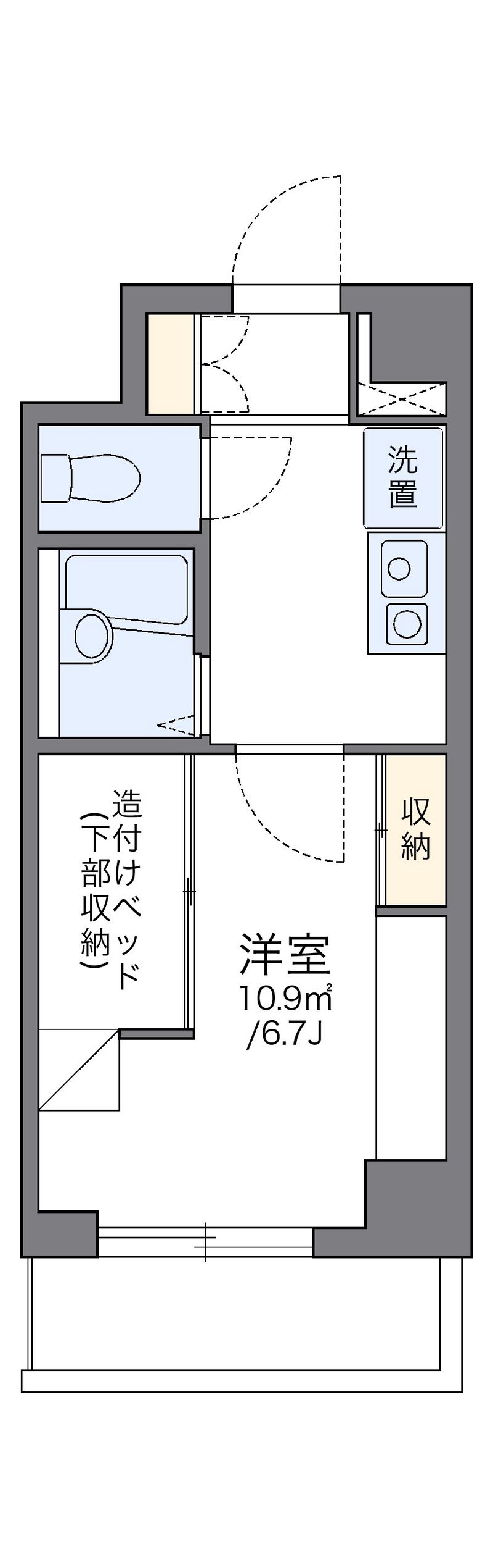 レオパレス宇田川町マンション 間取図