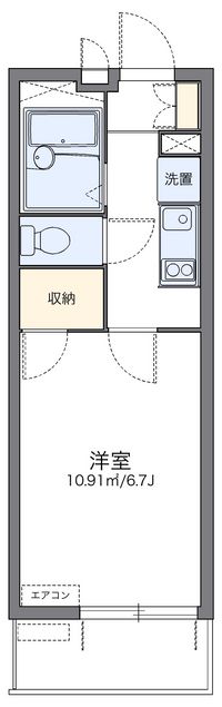 レオパレスＫ　Ｍ 間取り図