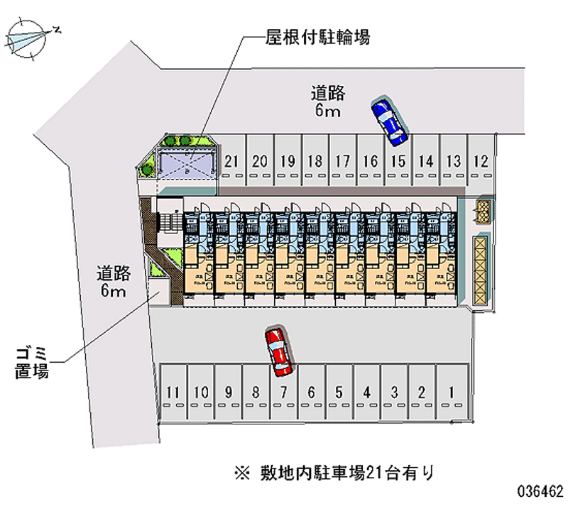 レオパレスミヤギノハギ 月極駐車場