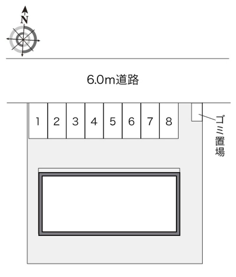 レオパレスサクラ 配置図