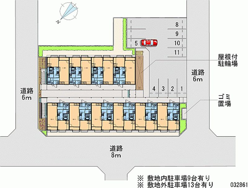 レオパレスカーサ鳴門 月極駐車場