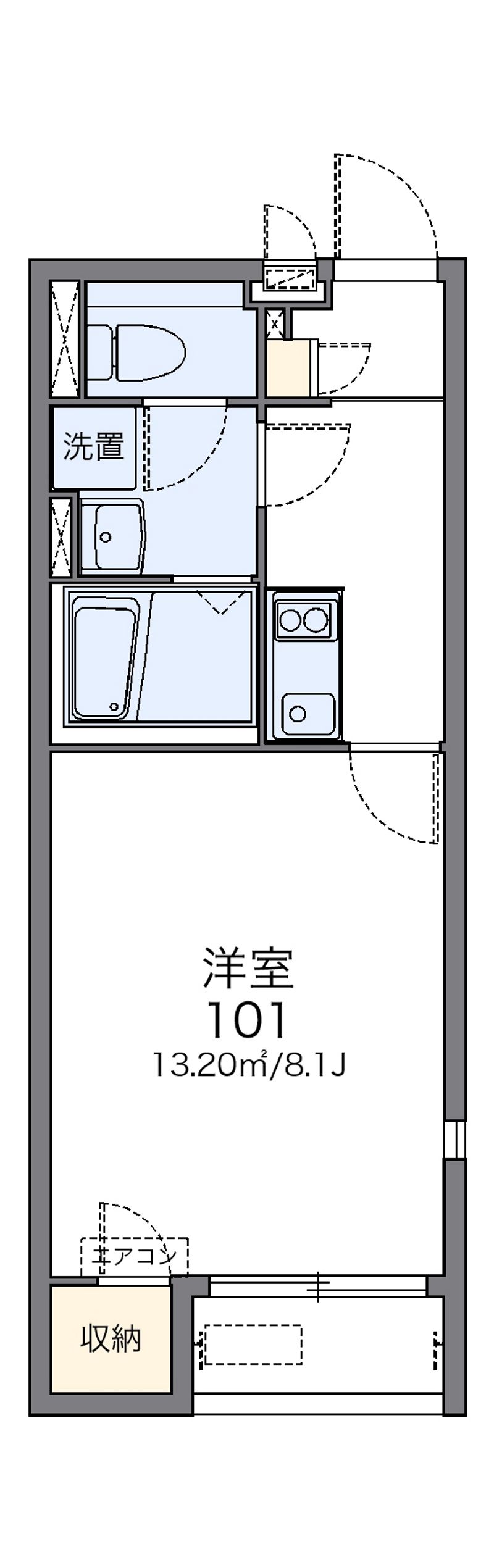レオネクスト宇多野 間取図