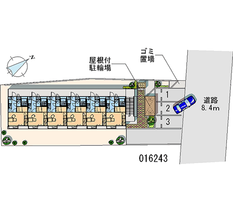 16243月租停車場