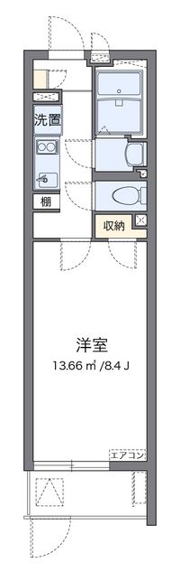 クレイノハイム卯の里 間取り図