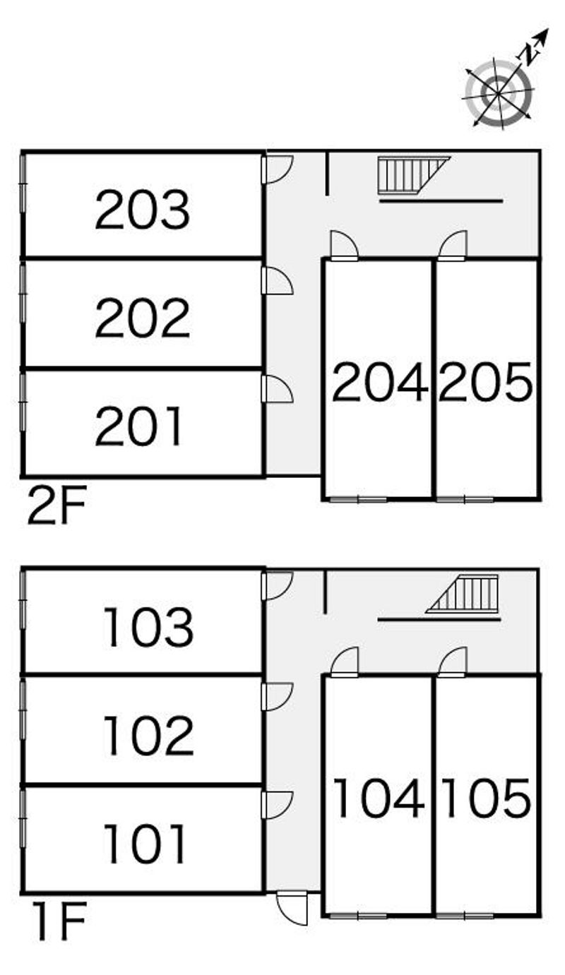 レオパレスＶｉｔａ 間取配置図