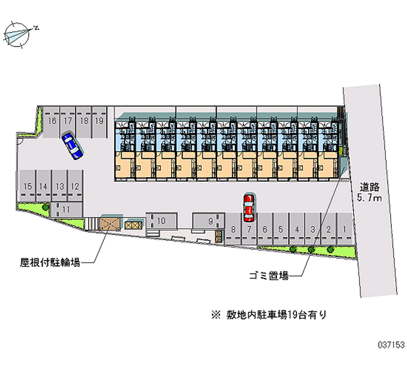 37153 Monthly parking lot