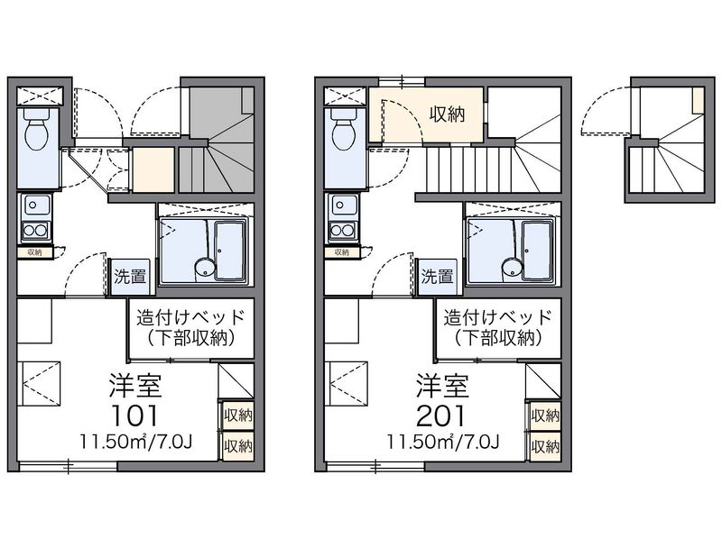 レオパレス美里 間取り
