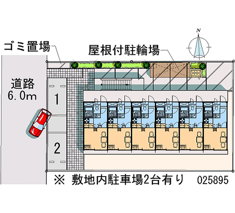 レオパレスＭＯＫＵＲＥＮ 月極駐車場