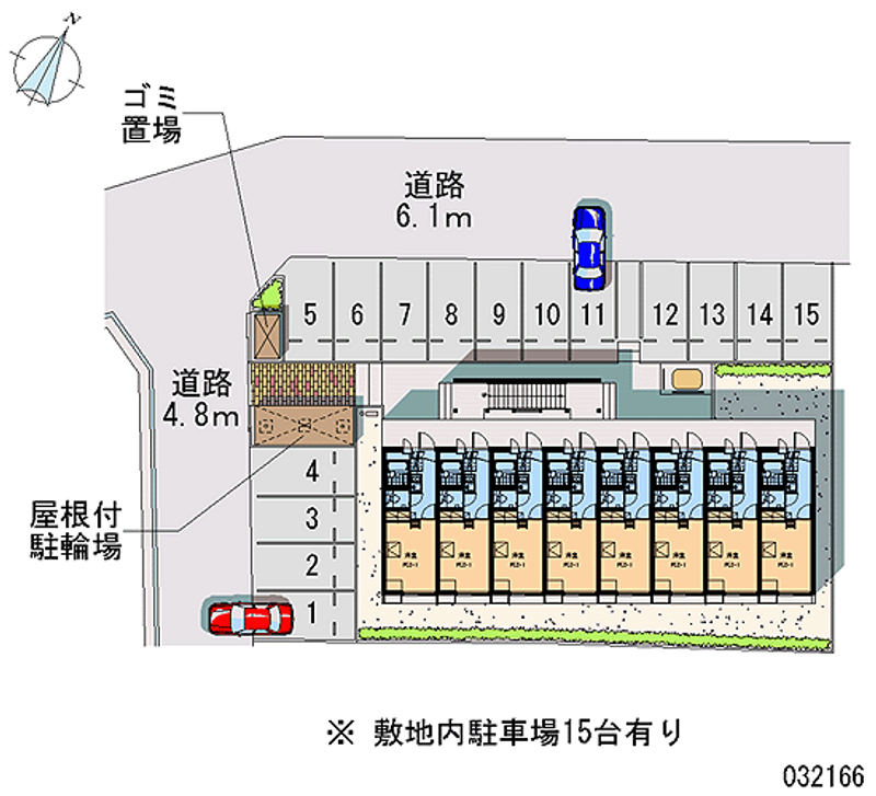 レオパレス瑞穂 月極駐車場