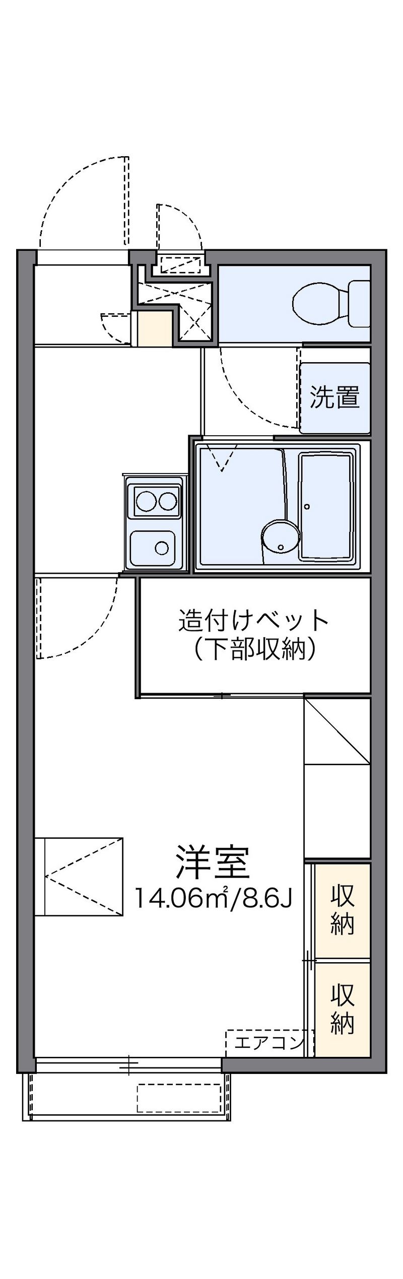 leopalace Takasago II Floor plan
