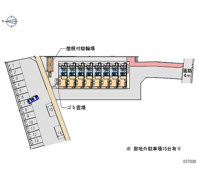 レオパレス大磯 月極駐車場