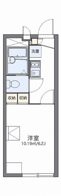 レオパレスシエナ九品寺Ⅰ 間取り図