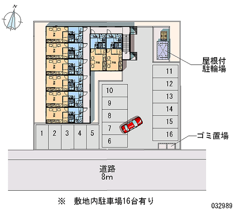 32989 Monthly parking lot