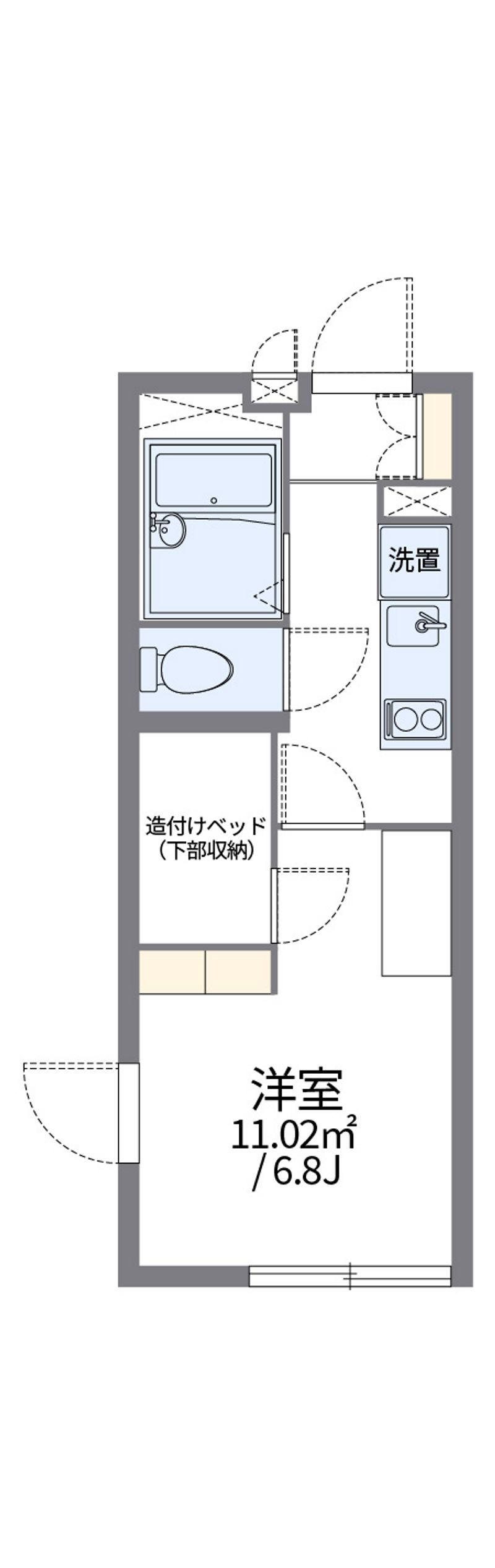 leopalace Primavera Ogikubo Sơ đồ nhà