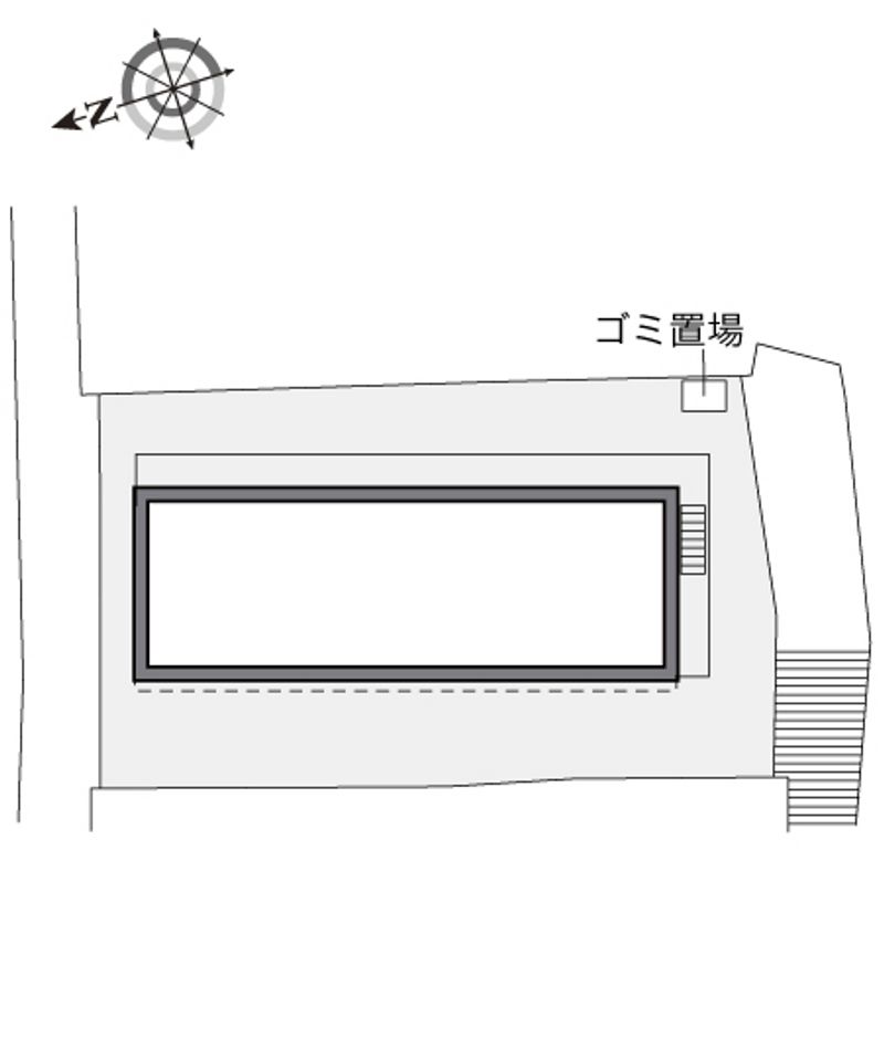 レオパレスグランドール佐世保 配置図
