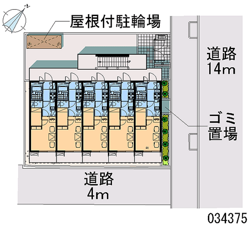 レオパレスピーコック 区画図