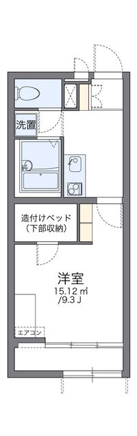 レオパレスおおどり 間取り図