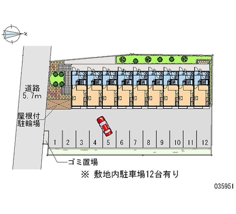 35951 Monthly parking lot