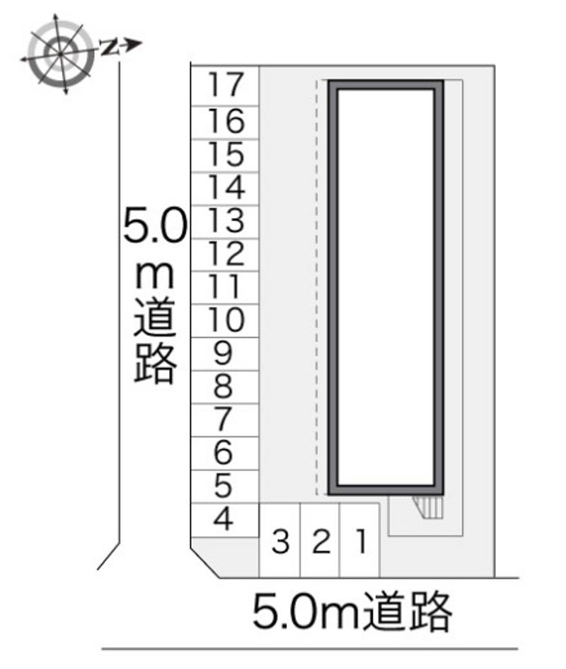 レオパレスアゼリア 駐車場