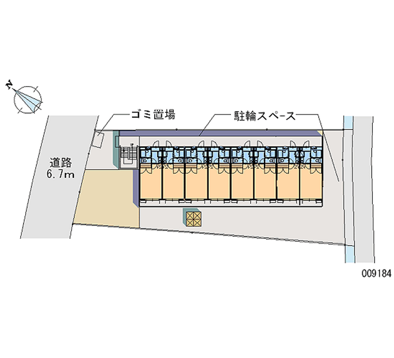 レオパレスＭ＆Ｍ 区画図