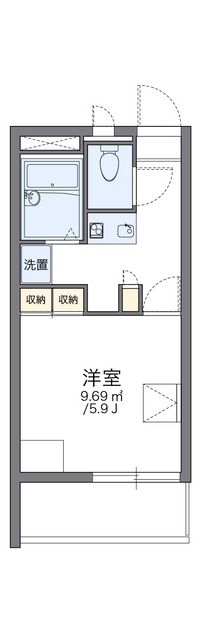 レオパレスフォンターナ 間取図