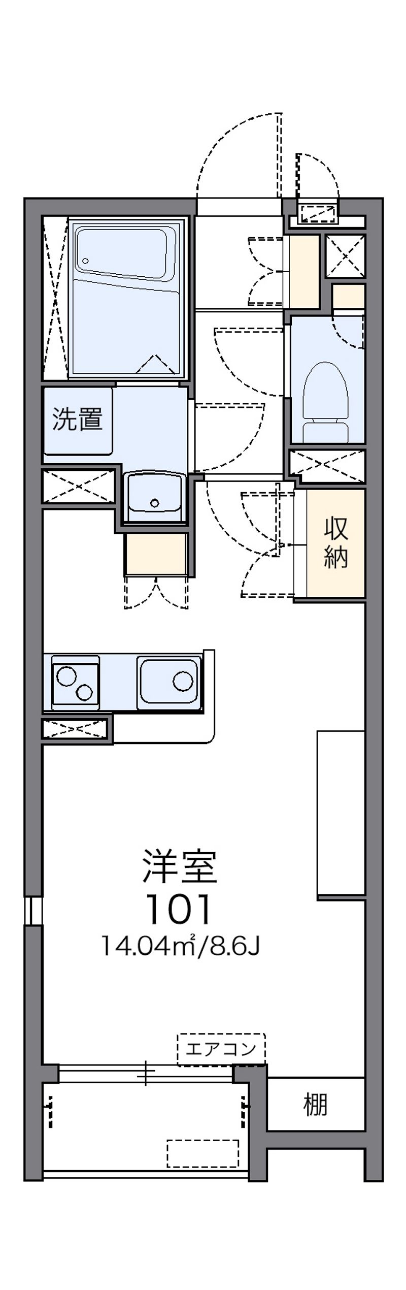 レオネクストラ　フォンテ 間取図