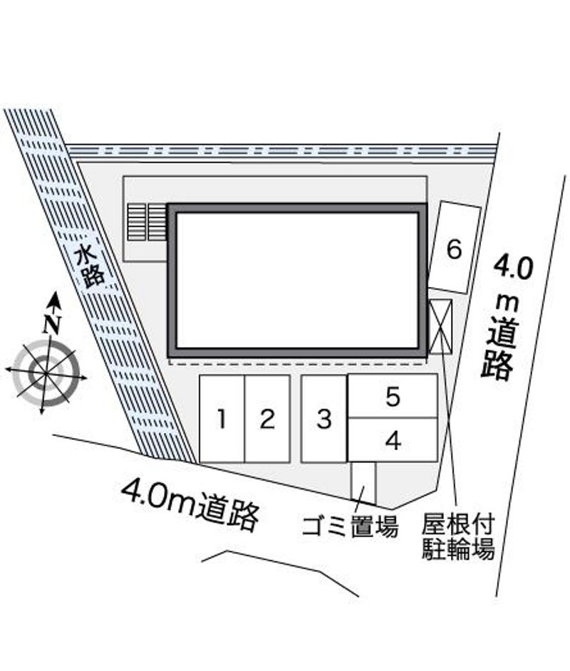 レオパレスハピ 配置図