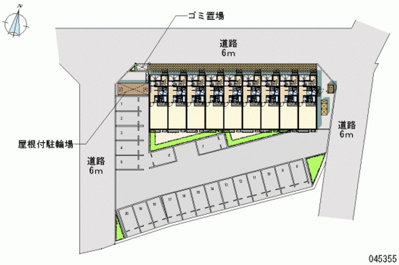 45355 Monthly parking lot