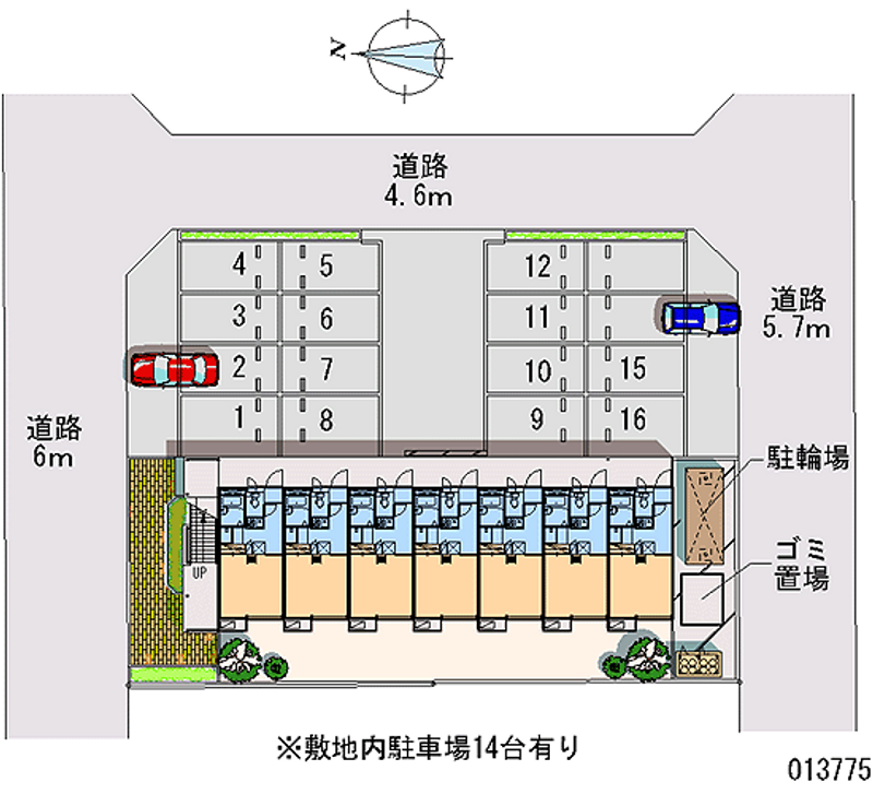 13775 Monthly parking lot