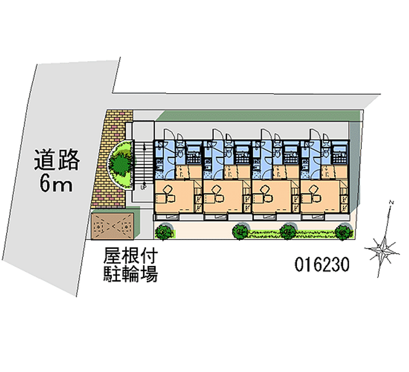 レオパレス本宮公園 区画図