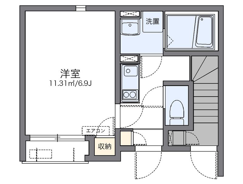 レオネクスト小山クイーン館 間取り