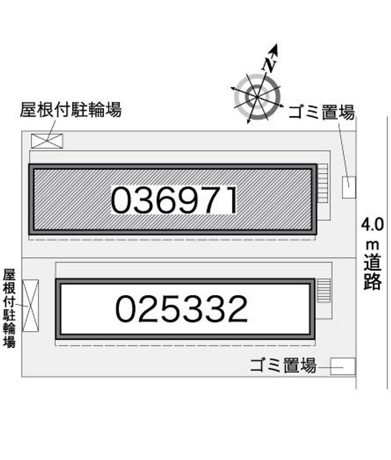 レオパレススターⅡ 配置図