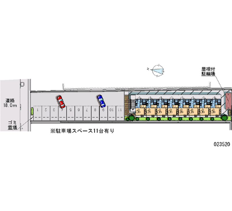 23520 bãi đậu xe hàng tháng