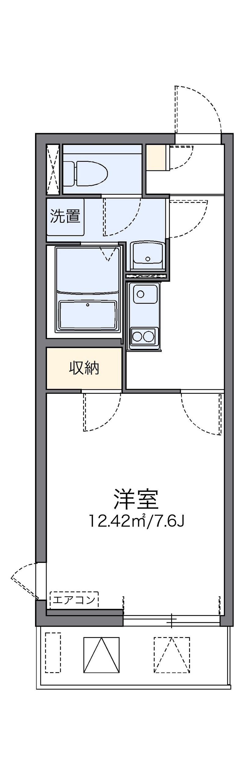 レオネクストラグレージュⅡ 間取り