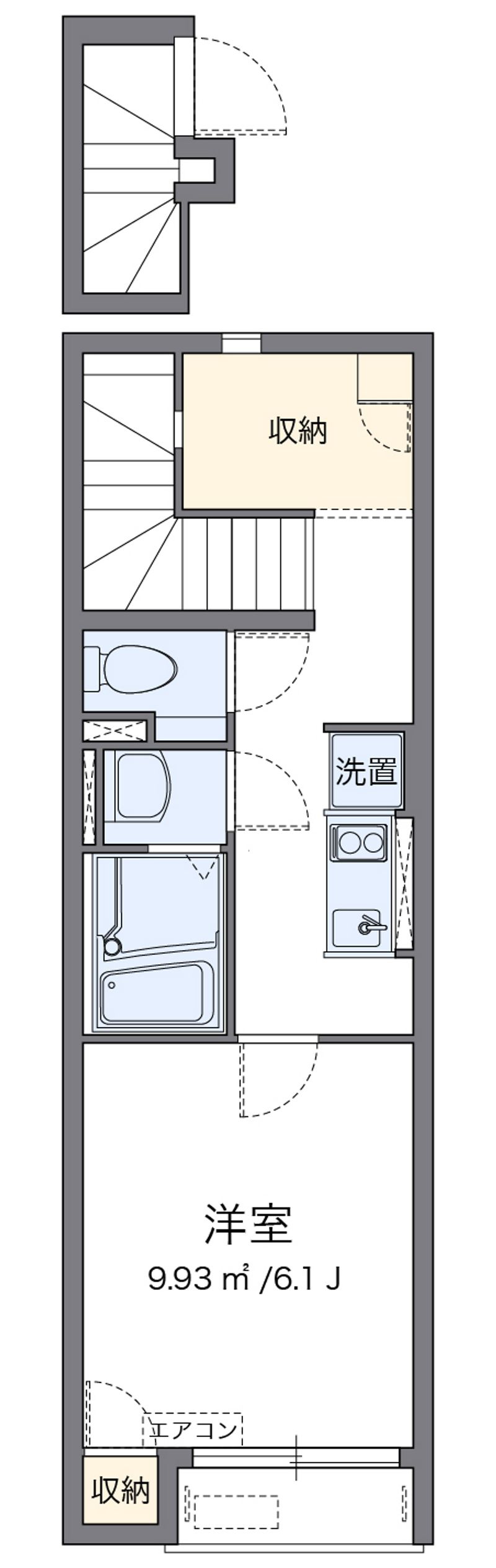 レオネクストオカムラハイツ３ 間取り