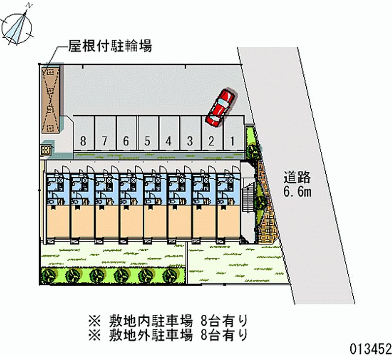 レオパレスえのき 月極駐車場