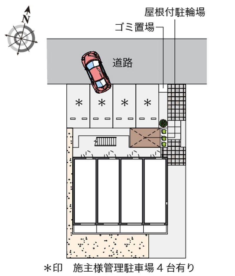 レオネクストエステート旗の台 配置図