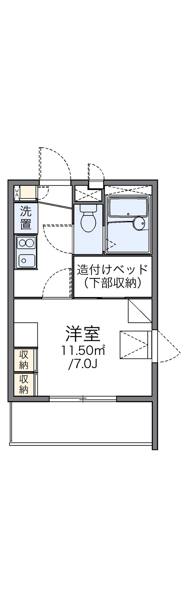 レオパレスデンファレ 間取り