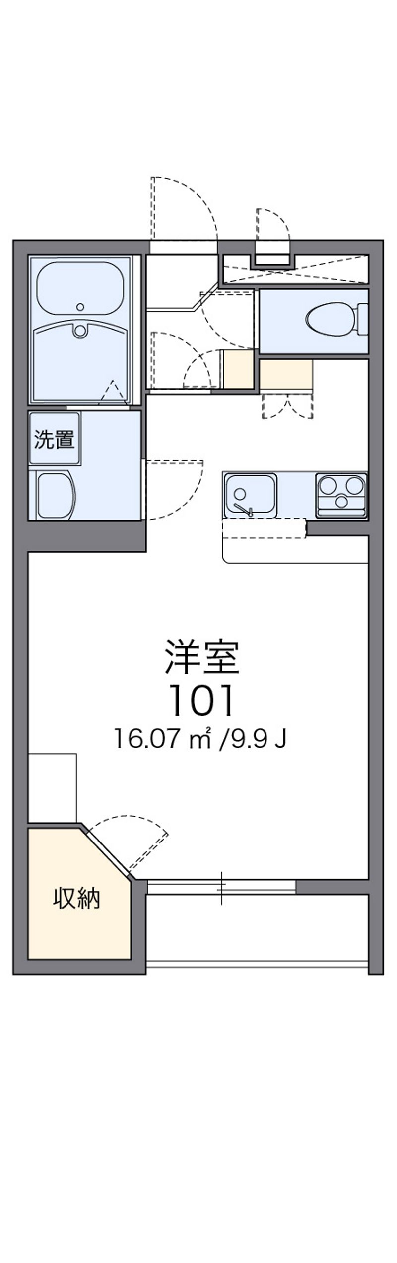 レオパレスＦ 間取図