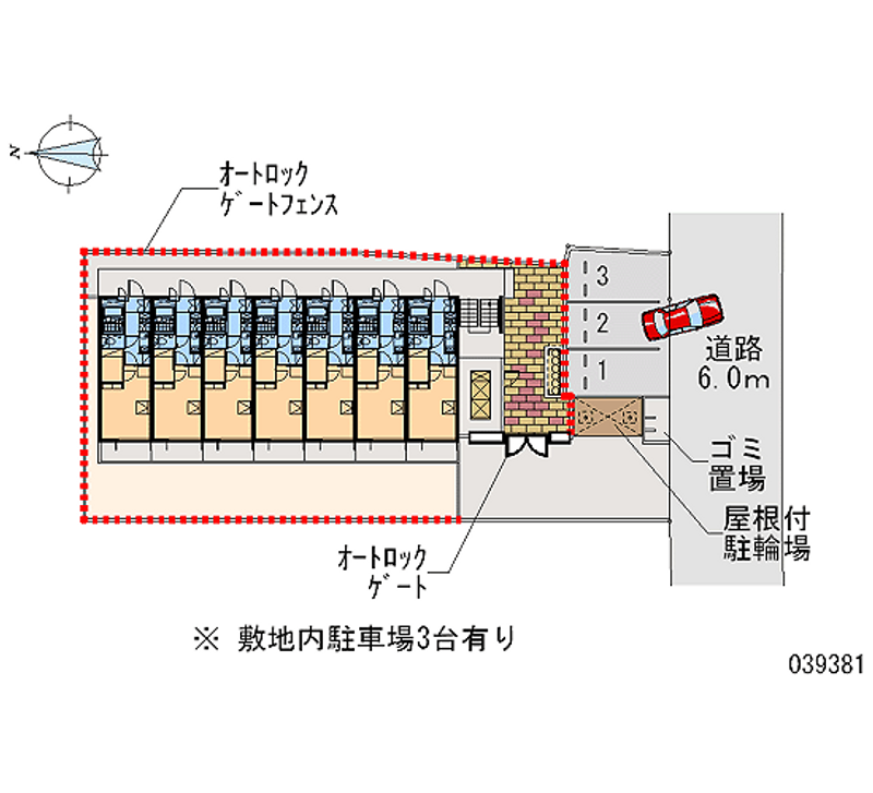 レオパレス愛 区画図